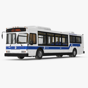 City Transit Bus MTA Q53 3D model