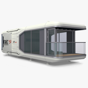 3D Modern Capsule House E7 model