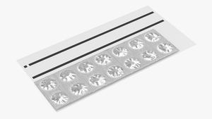 3D Tablets in Blister with Card model