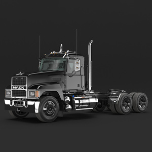 Mack Commercial Truck Black 3D