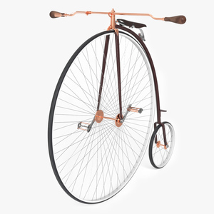 3D High Wheel Bicycle model