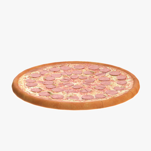 3D model Pepperoni Pizza