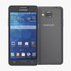 3D Samsung Galaxy Grand Prime Dark Grey