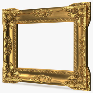 3D Classic Ornate Picture Frame model