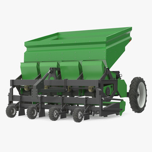 3D model Potato Planter Green Used