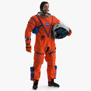 Astronaut in Orion Crew Survival System Spacesuit 3D model