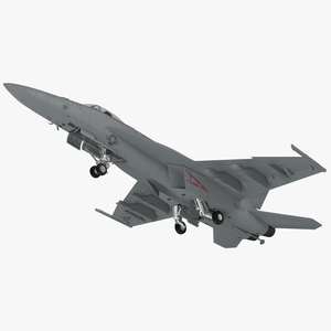 3D model Fighter FA 18EF Super Hornet 2