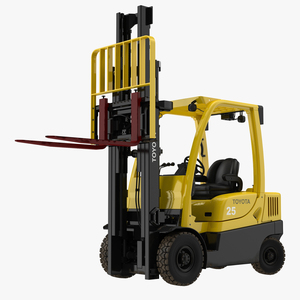 Forklift Toyota Rigged 3D