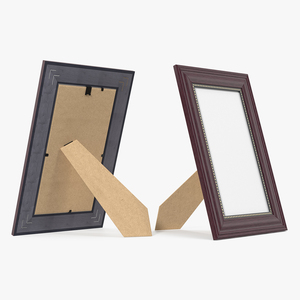 3D Wooden Photo Frame model