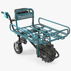 Makita DCU180ZF Electric Wheelbarrow with Pipe Frame 3D