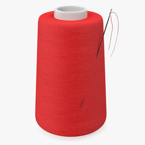 3D model Sewing Thread with Needle