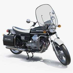 Moto Guzzi 850 T3 Classic Motorbike Rigged 3D