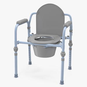 3D Medical Folding Bedside Commode Seat