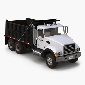 3D Dump Truck Mack Simple Interior