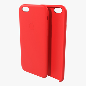 3D iPhone 6 plus Silicone Case Red