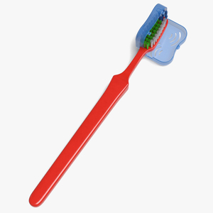 3D model Toothbrush with Case Open