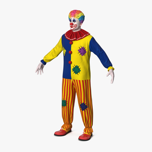 3D Adult Clown Suit