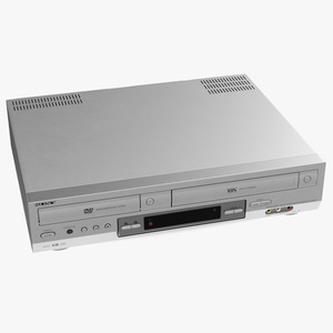 Sony SLV D300P Combo Player Video Cassette Recorder OFF Rigged 3D