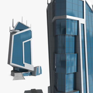 3D Sci-Fi Commercial Building