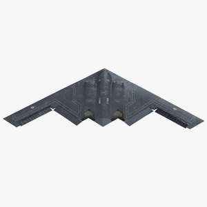 Stealth Bomber B 2 Spirit Rigged 3D