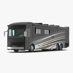 3D American Recreation Vehicle RV Simple Interior