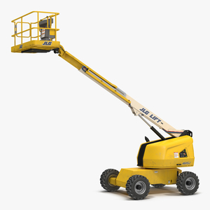 3D Telescopic Boom Lift JLG Yellow 2 model