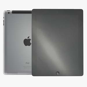 3D iPad Retina Cellular Black