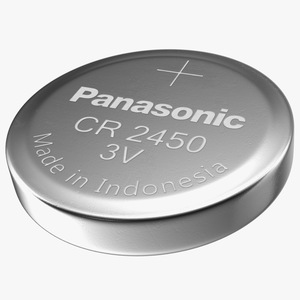 3D Button Cell Battery Panasonic CR2450