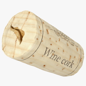 3D Wine Bottle Cork