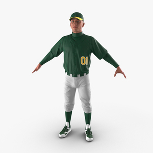 3D model Baseball Player Generic 2