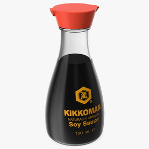 Kikkoman Soy Sauce Original 3D