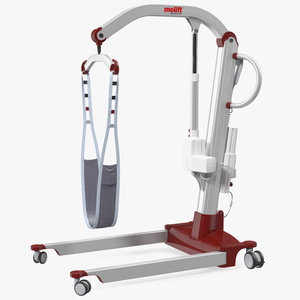 3D model Patient Lift Molift Mover 205 with FlexiStrap