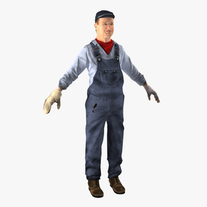 Locomotive Engineer 3D model