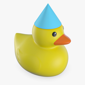 Plastic Cap Blue for Rubber Duck 3D