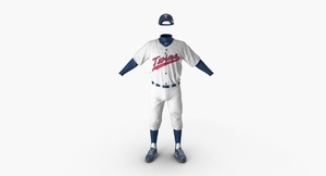 3D model Baseball Player Outfit Twins 2