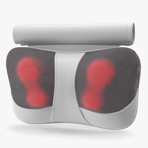 3D model Massager Neck Pillow Open