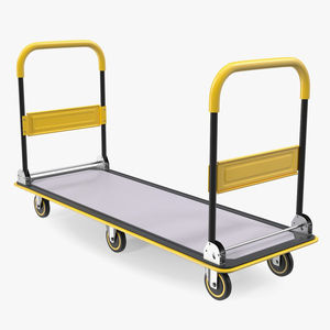 Platform Hand Truck Trolley 3D