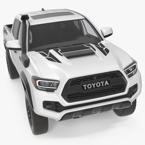 3D Toyota Tacoma TRD Pro Super White 2021 model