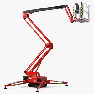 3D model Boom Lift With Crawler Chassis