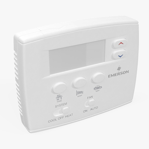 3D Emerson Programmable Heat Cool Thermostat