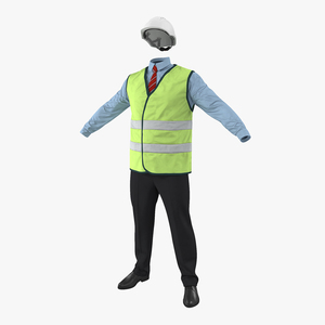 3D model Construction Architect Uniform