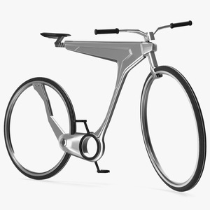 Futuristic Electric Bicycle Rigged 3D model