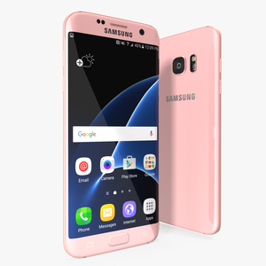 Samsung Galaxy S7 Edge Pink Gold 3D