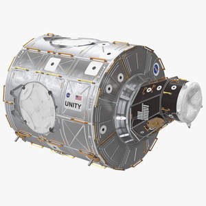 3D ISS Module Unity Node 1 model