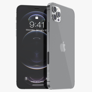 Apple iPhone 12 Pro Max Graphite 3D