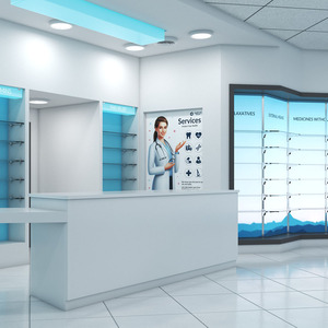 3D Pharmacy Store Interior model