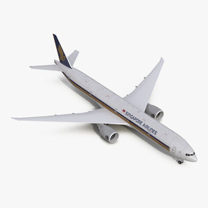 3D Boeing 777 300 Singapore Airlines model