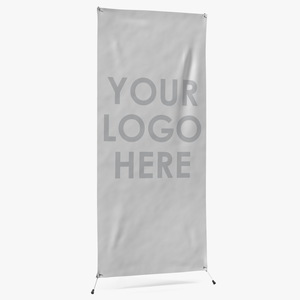 3D Trade Show Banner Stand model