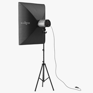 3D Professional Studio Softbox Light model