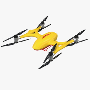 3D model DHL Quadcopter Drone